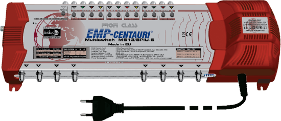 EMP ProfiLine Multischalter MS 13/8 PIU-6 V10 mit Netzteil