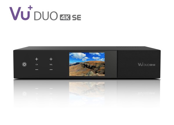 VU+ Duo 4K SE 2x DVB-T2 Dual Tuner PVR ready Linux Receiver UHD 2160p