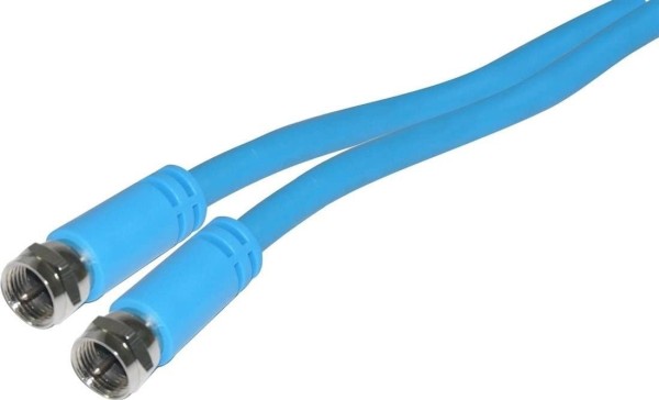 Maxview flexibles Twin Sat-Kabel mit F-Anschlüssen 10,0m