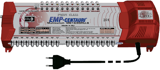 EMP ProfiLine Multischalter MS 13/20 PIU-6 mit Netzteil