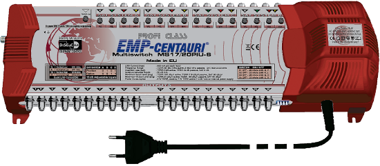 EMP ProfiLine Multischalter MS17/20 PIU-6 V10 mit Netzteil
