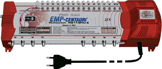 EMP ProfiLine Multischalter MS 17/8 PIU-6 V10 mit Netzteil