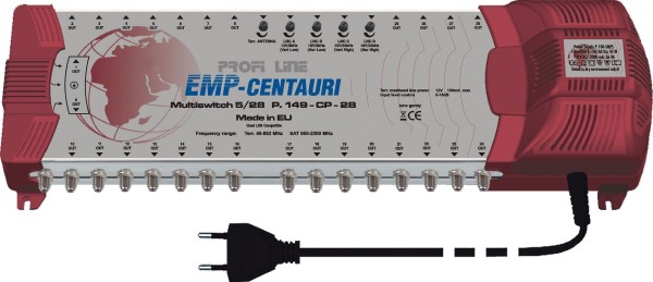 EMP Profi-Line Multischalter MS 5/28 PIU-6 mit Netzteil