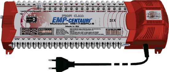 EMP ProfiLine Multischalter MS17/26 PIU-6 V10 mit Netzteil
