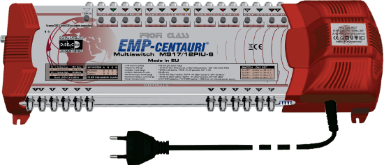 EMP ProfiLine Multischalter MS 17/12 PIU-6 V10 mit Netzteil