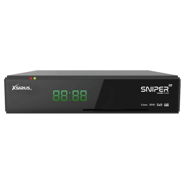 Xsarius Sniper HD Combo H.265 Hybrid-Satellitenempfänger & IPTV / OTT Set-Top Box